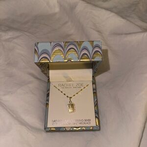 Rachel Zoe Gold Pendant “L” Necklace